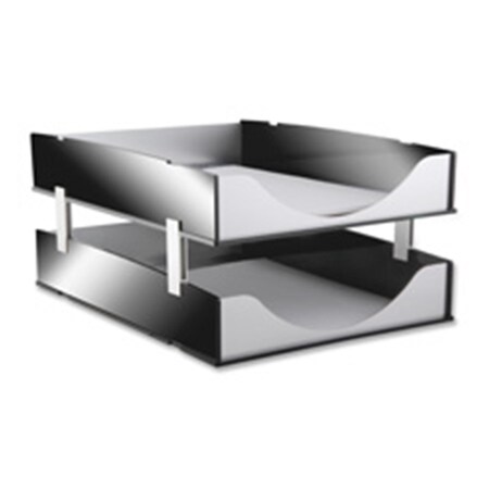 Made-To-Stick Stacking Supports- Aluminum- 4-ST- Black-Acrylic MA517385